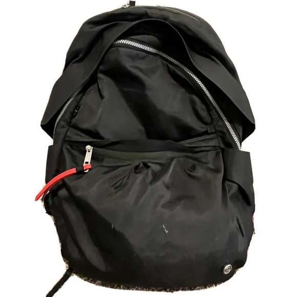 lululemon athletica Office Lululemon Athletica Black Backpack